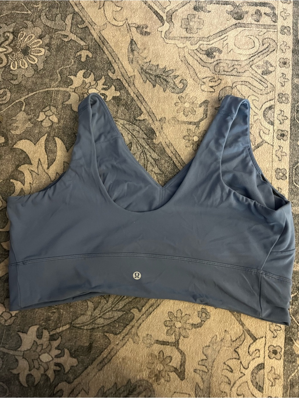 lululemon athletica Blue Sports Bra - Supportive Scoop Neck 2x